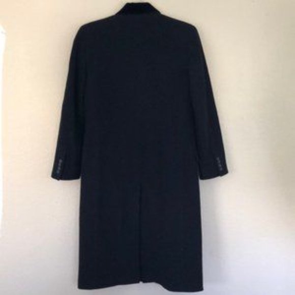 POLO Black Wool Blend Coat - Picture 8 of 9
